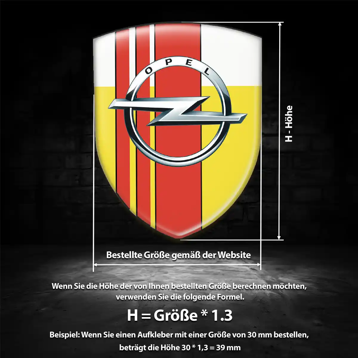 Opel Aufkleber Embleme Silikon Modernes Design