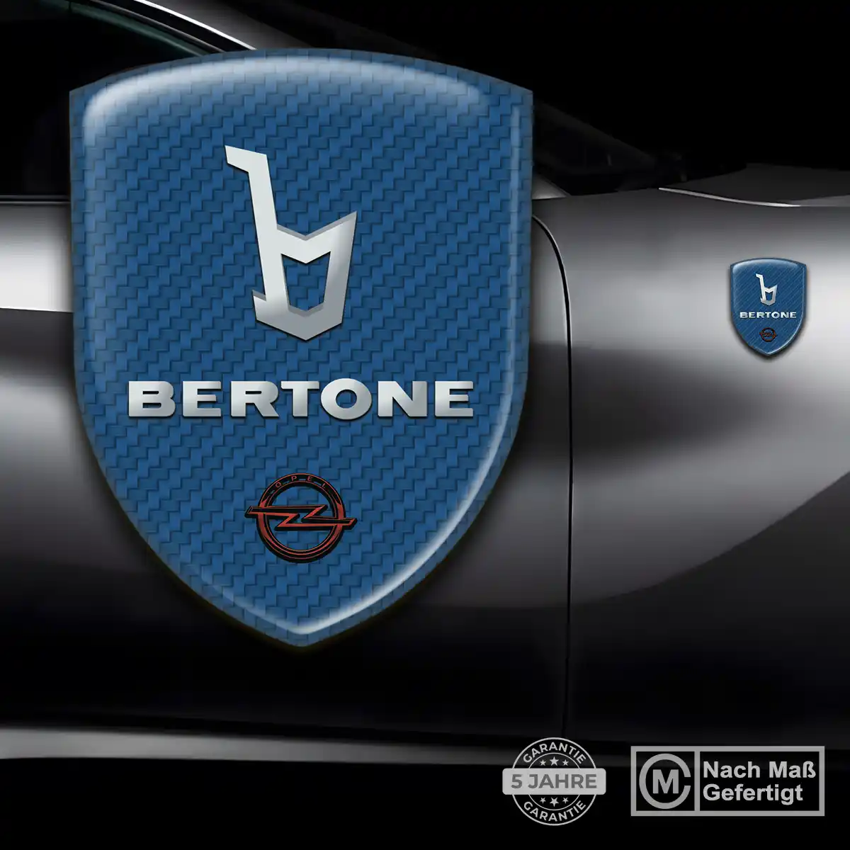 Opel Aufkleber Embleme Silikon Tuningfahrzeug