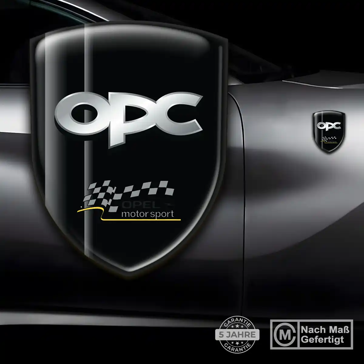 Opel Aufkleber Exterieurdesign