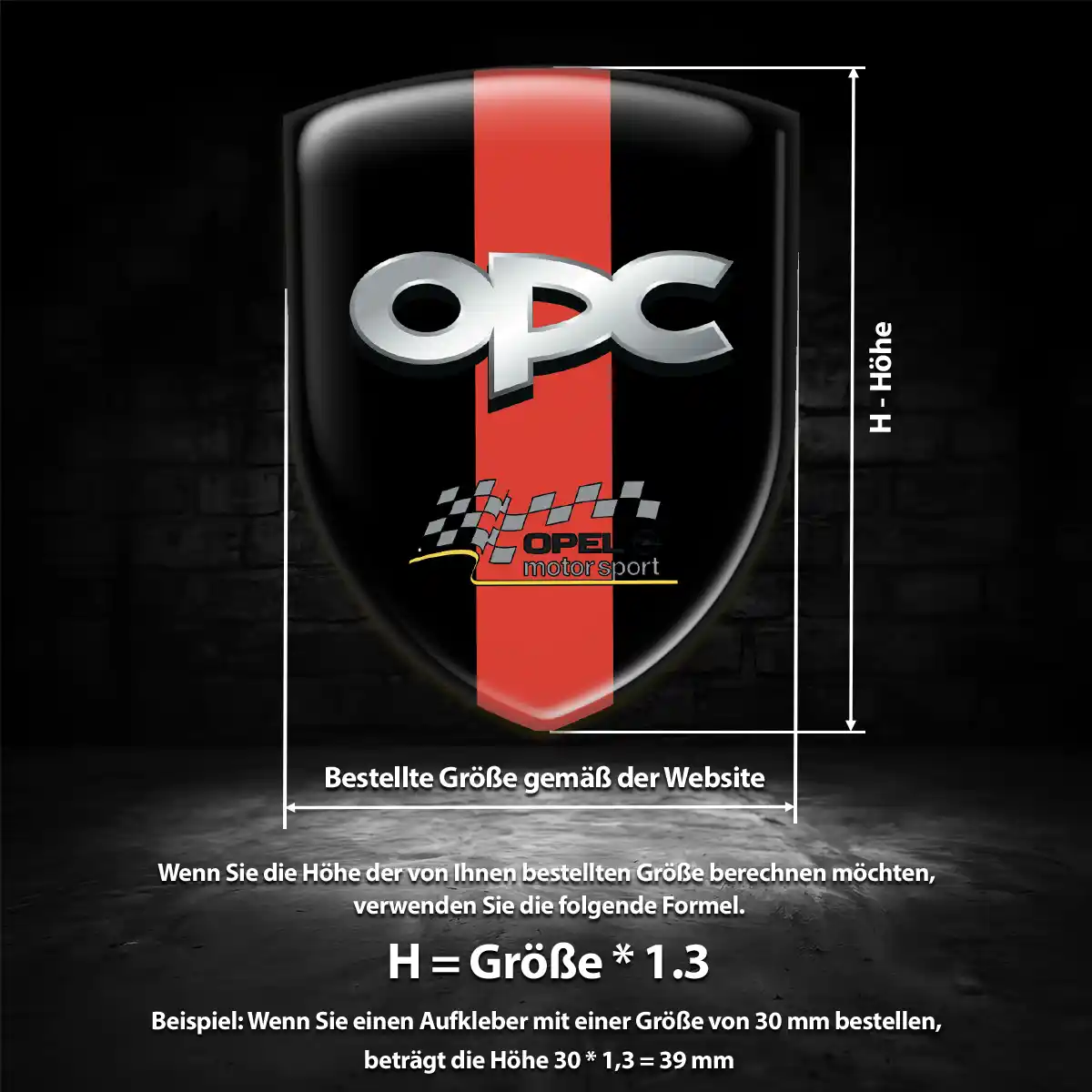 Opel Aufkleber Limitierte Auflage
