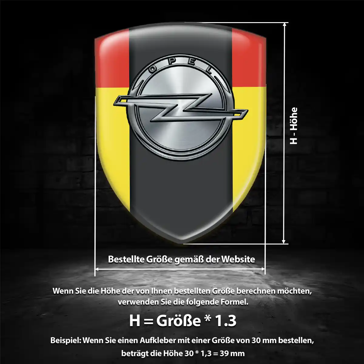 Opel Aufkleber Luxus-Edition