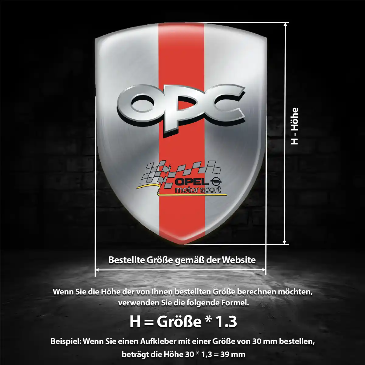 Opel Aufkleber Silikon Embleme Auto Exterieurdesign