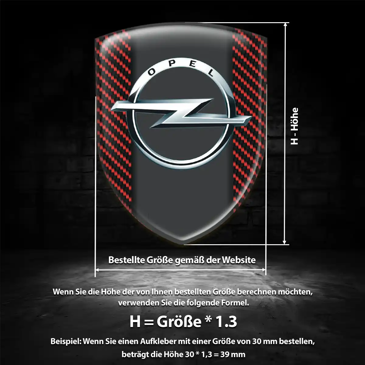 Opel Aufkleber Silikon Embleme Auto Modernes Design
