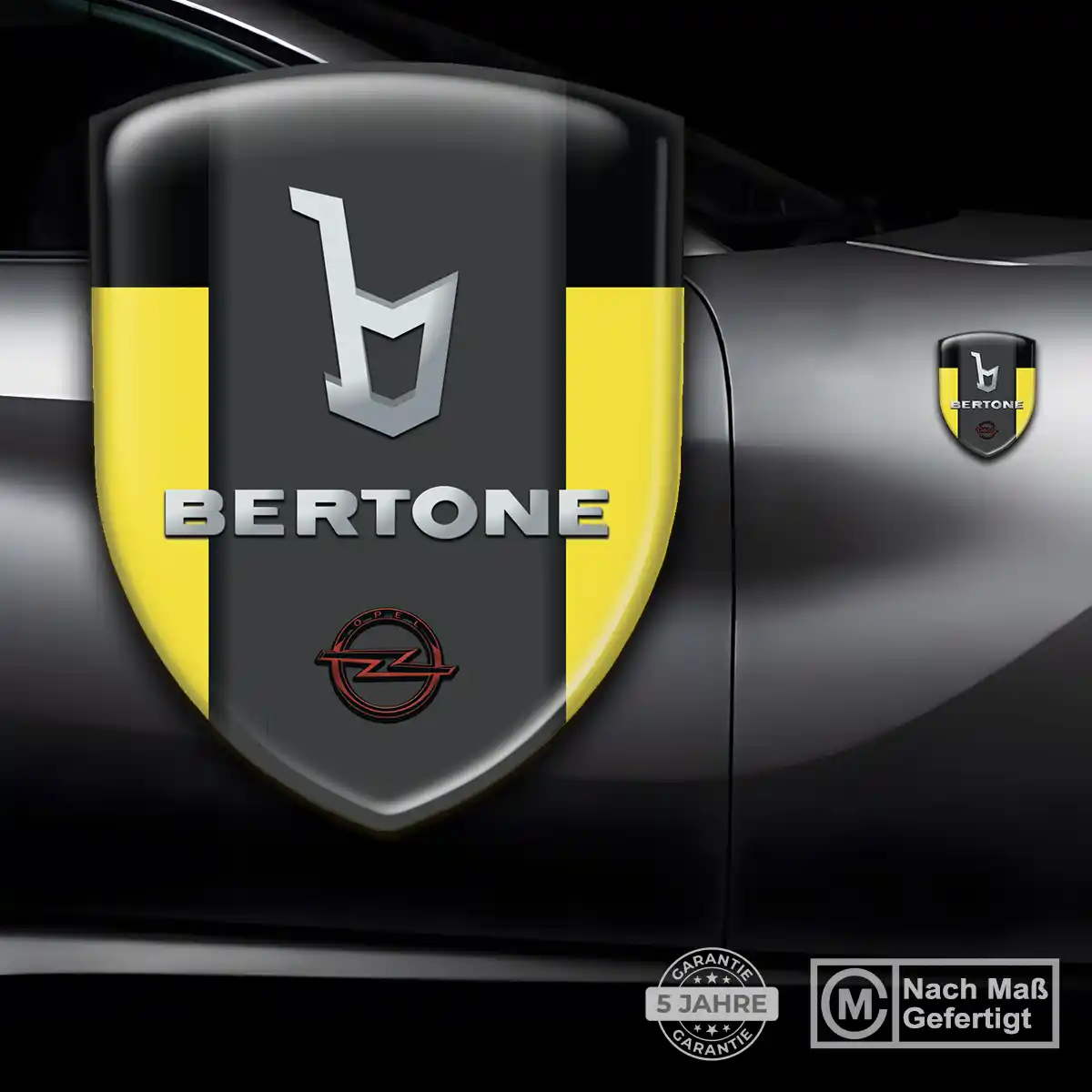 Opel Aufkleber Silikon Embleme Auto Premium-Edition