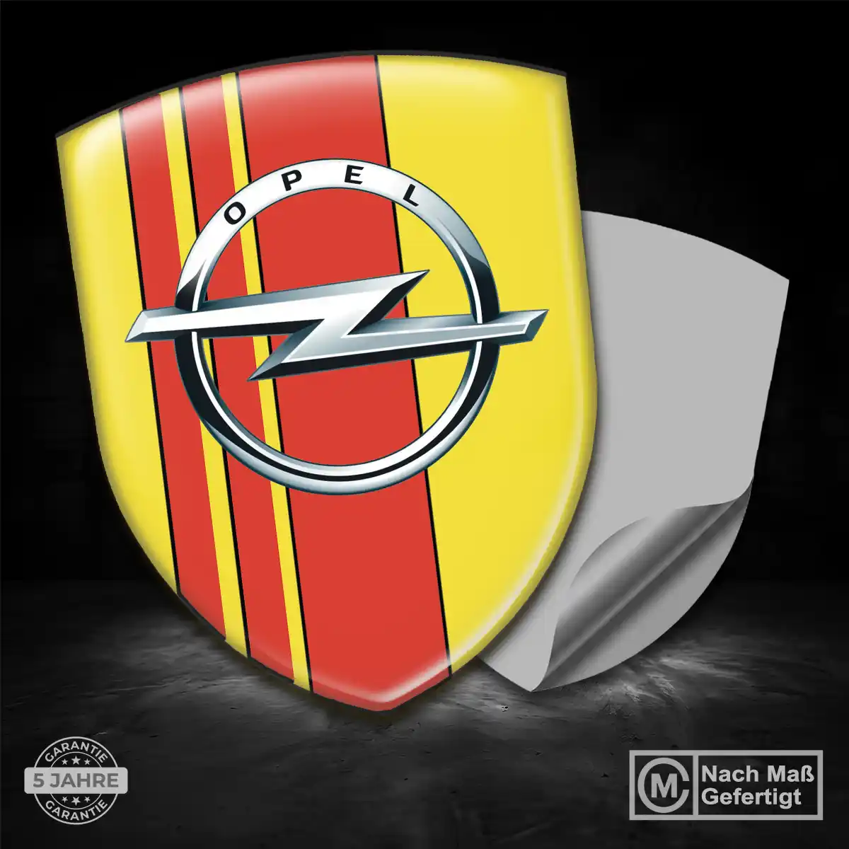 Opel Aufkleber Silikon Embleme Edles Design