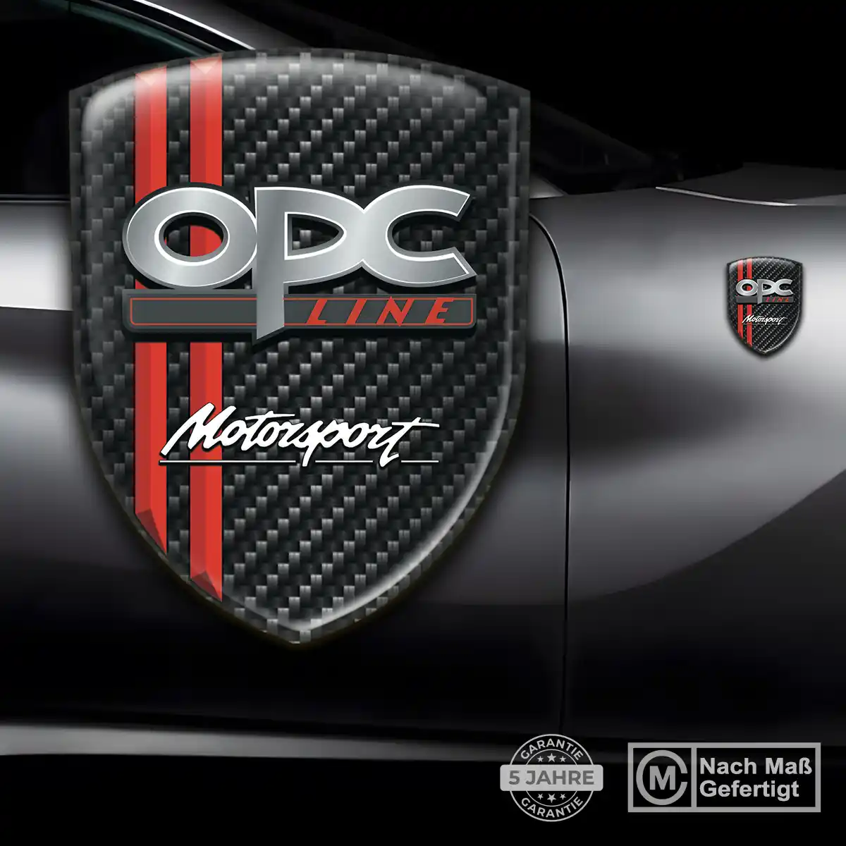 Opel Aufkleber Silikon Embleme Luxus-Edition