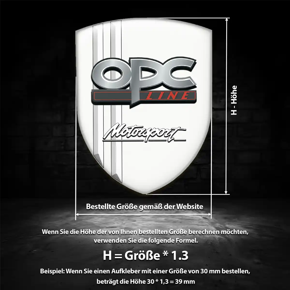 Opel Aufkleber Silikon Embleme Premiumqualität