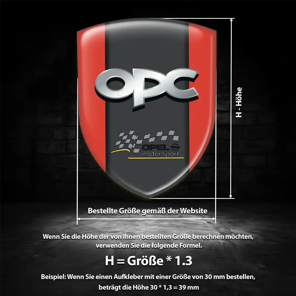 Opel Aufkleber Wappen Auto Ausdrucksstarkes Design
