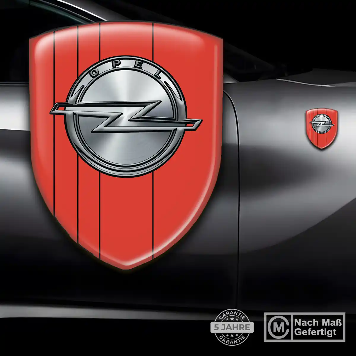 Opel Aufkleber Wappen Emblem Auto Premium-Edition