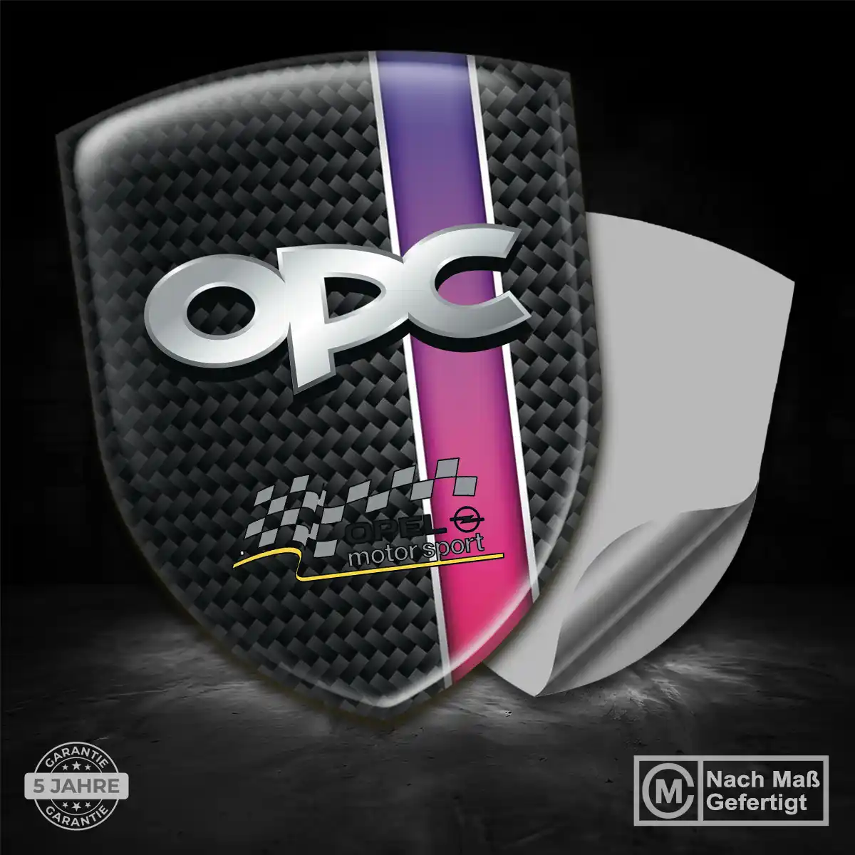 Opel Aufkleber Wappen Emblem Interieurdesign