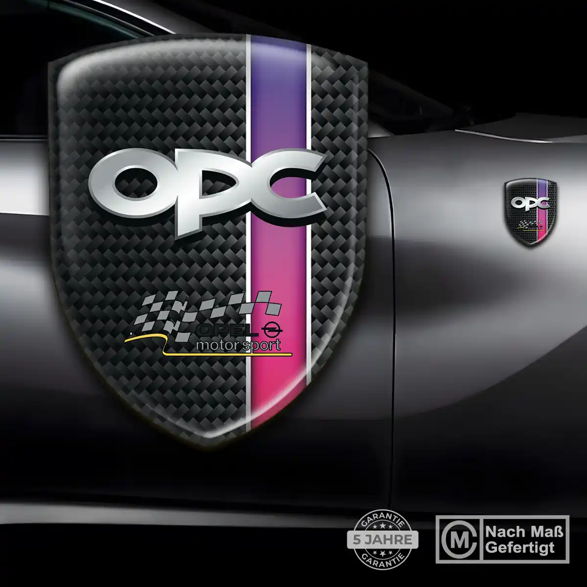 Opel Aufkleber Wappen Emblem Interieurdesign