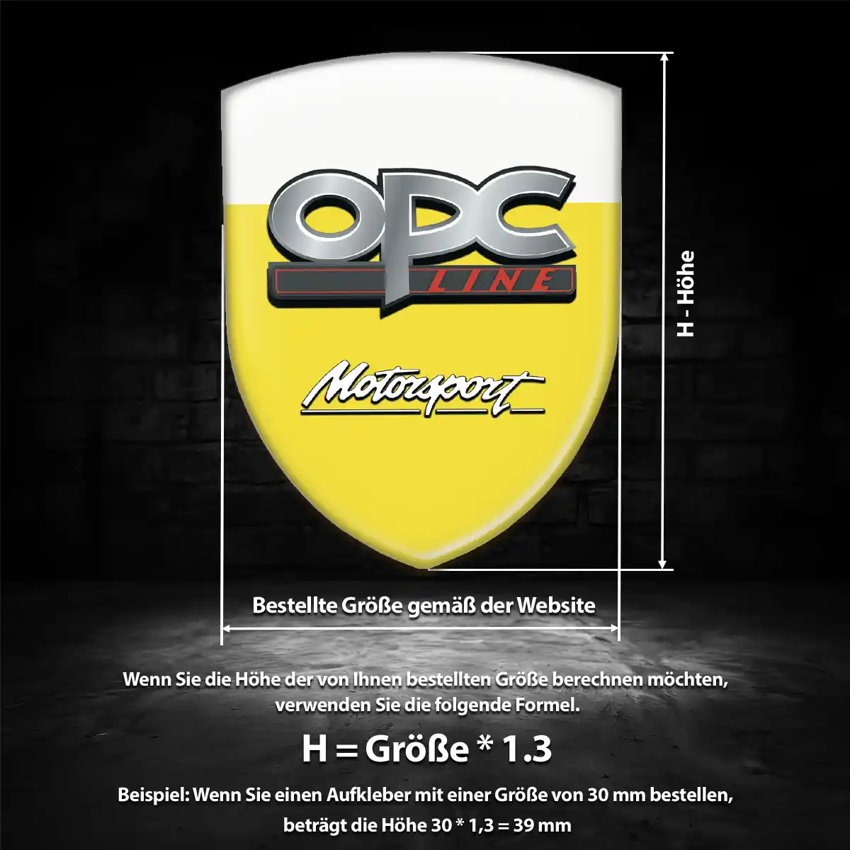 Opel Aufkleber Wappen Emblem Modernes Design