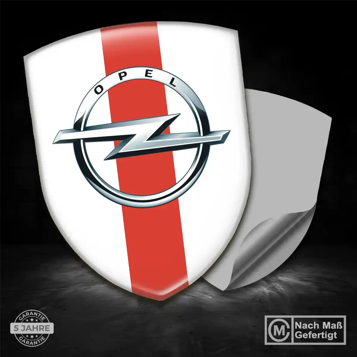 Opel Aufkleber Wappen Emblem Tuningfahrzeug
