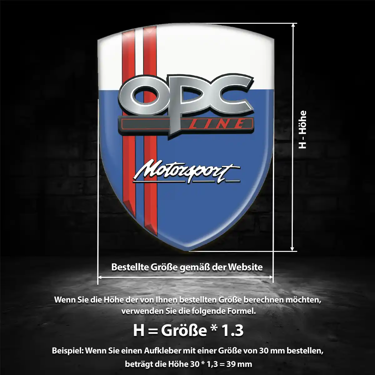 Opel Aufkleber Wappen Erstklassige Qualität