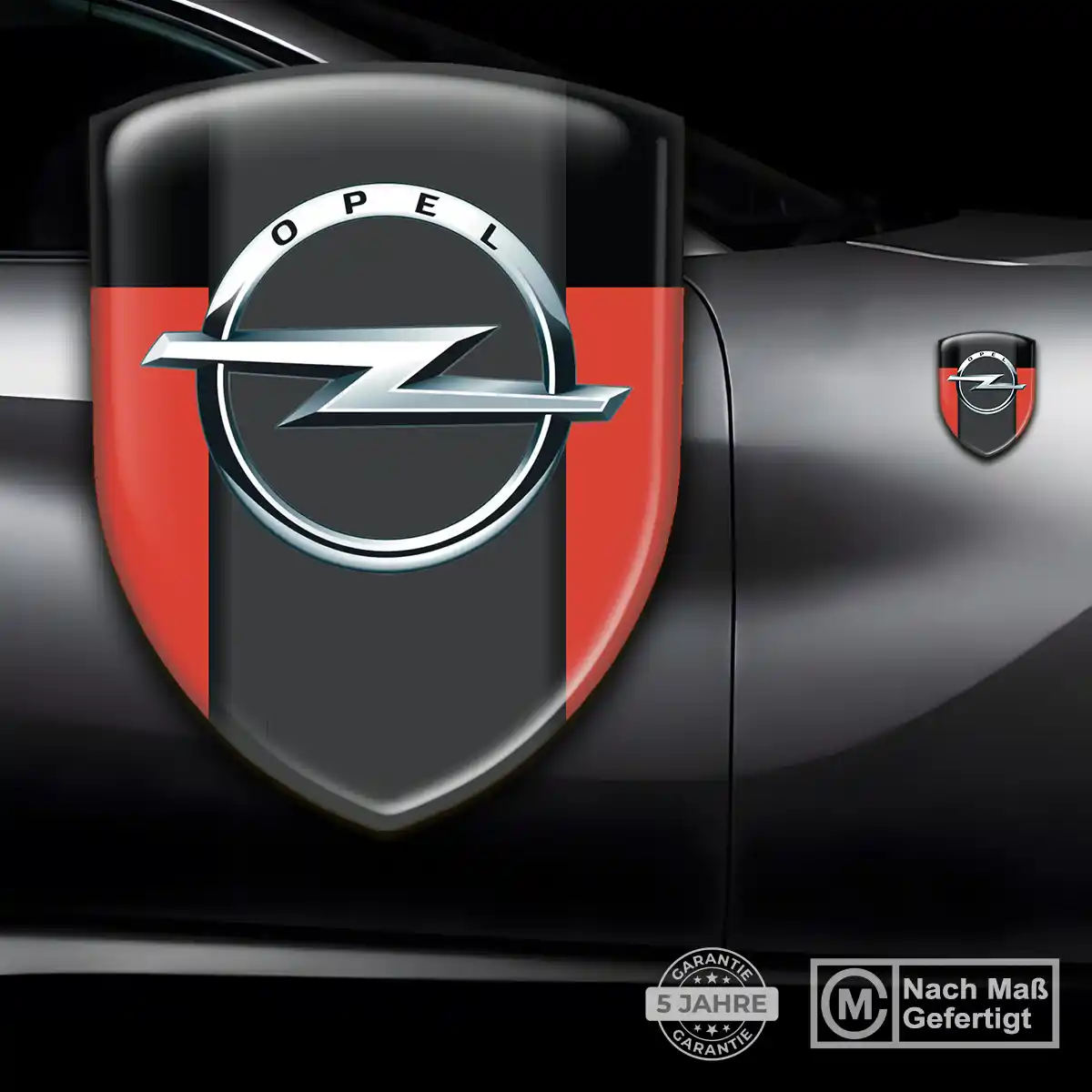 Opel Emblem Aufkleber Ausdrucksstarkes Design