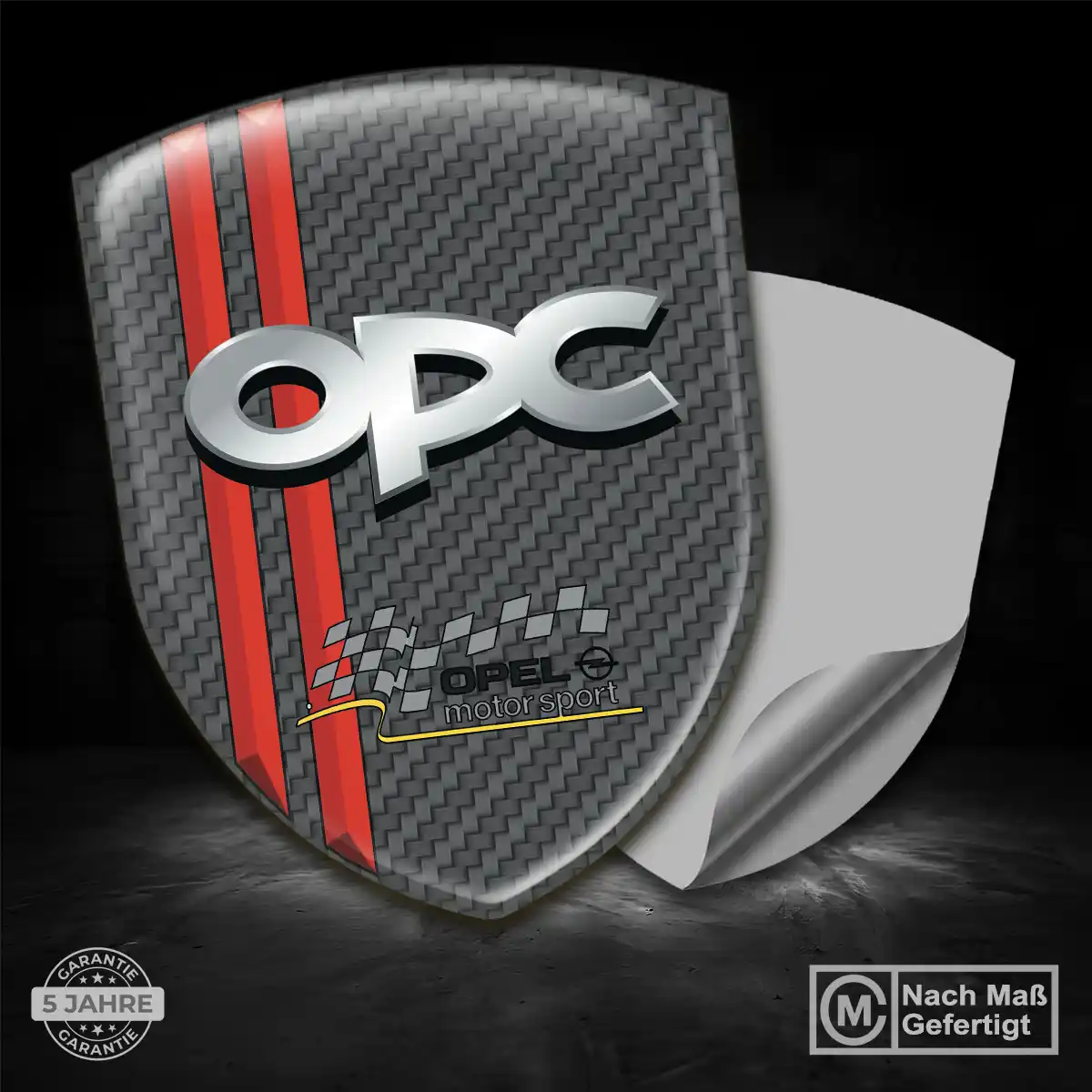 Opel Emblem Aufkleber Wappen Interieurdesign
