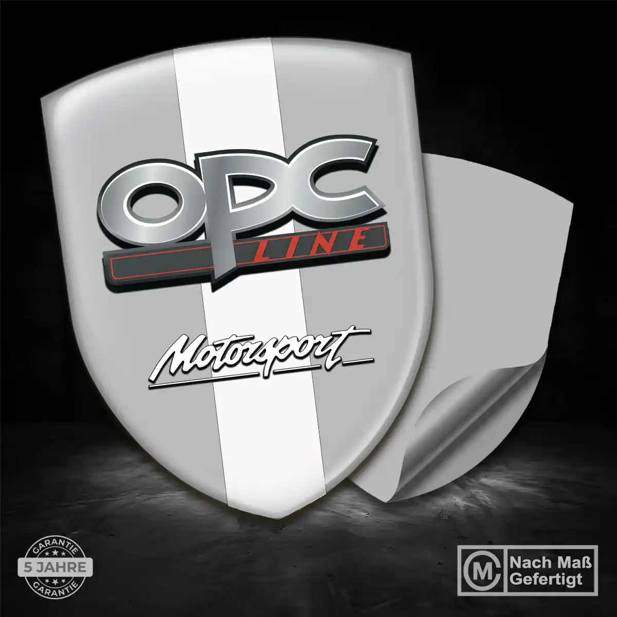 Opel Emblem Aufkleber Wappen Tuningfahrzeug