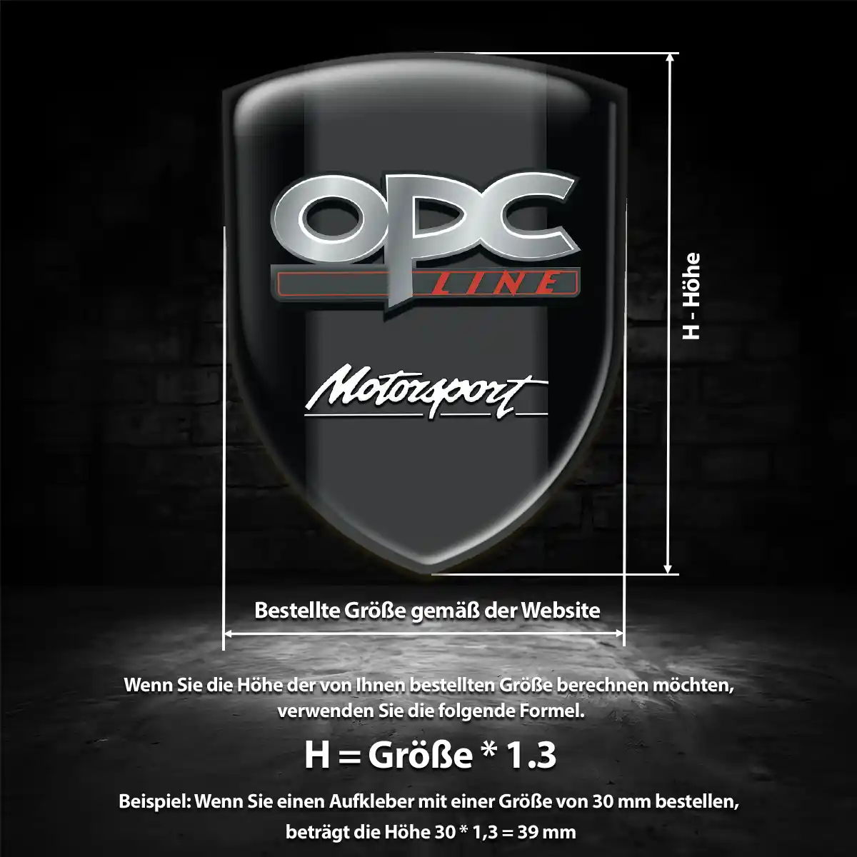 Opel Emblem Auto Limitierte Auflage