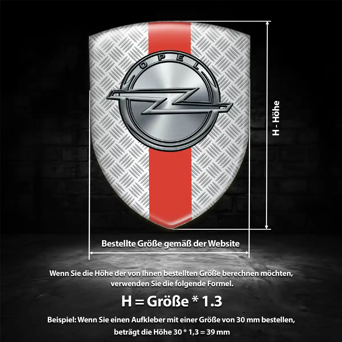 Opel Emblem Auto Premium-Edition