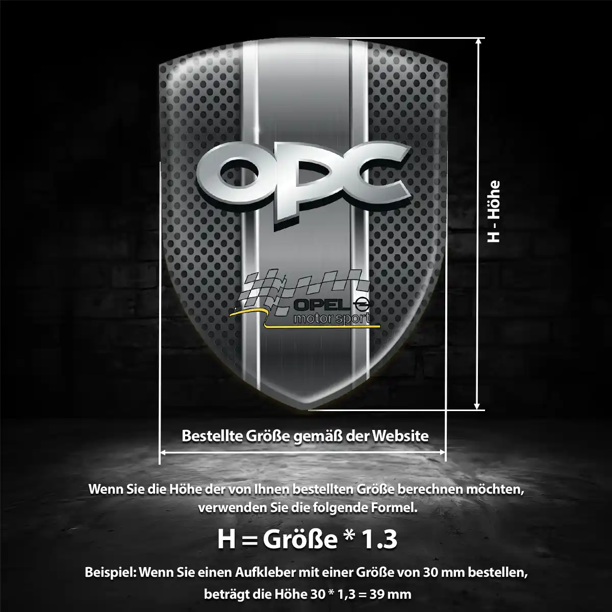 Opel Emblem Edles Design