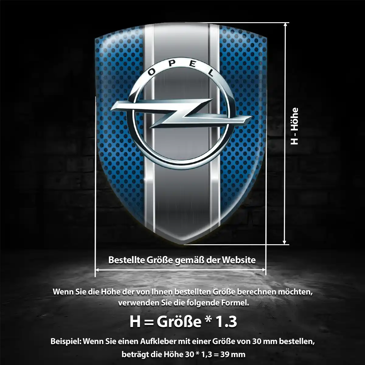 Opel Emblem Elegantes Design