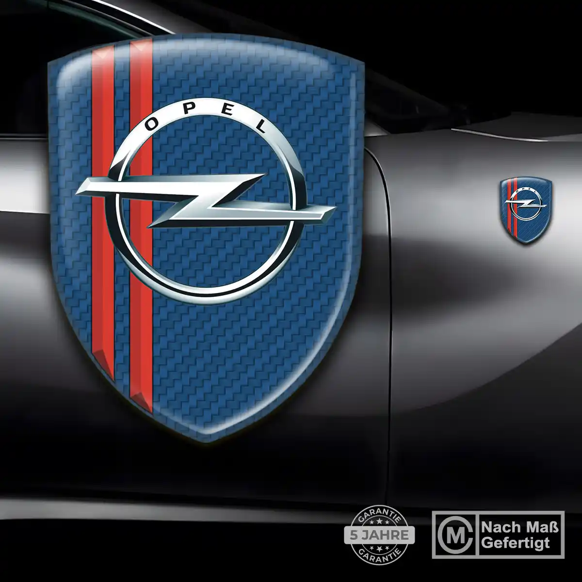 Opel Emblem Wappen Aufkleber Auto Hochwertiges Harz
