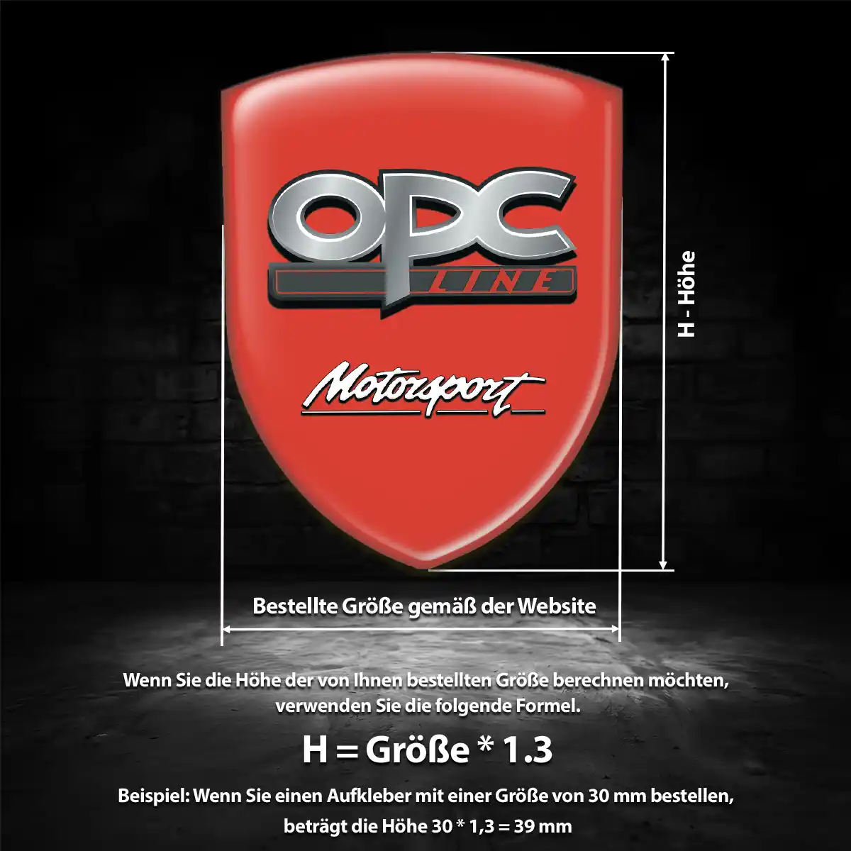 Opel Emblem Wappen Aufkleber Edles Design