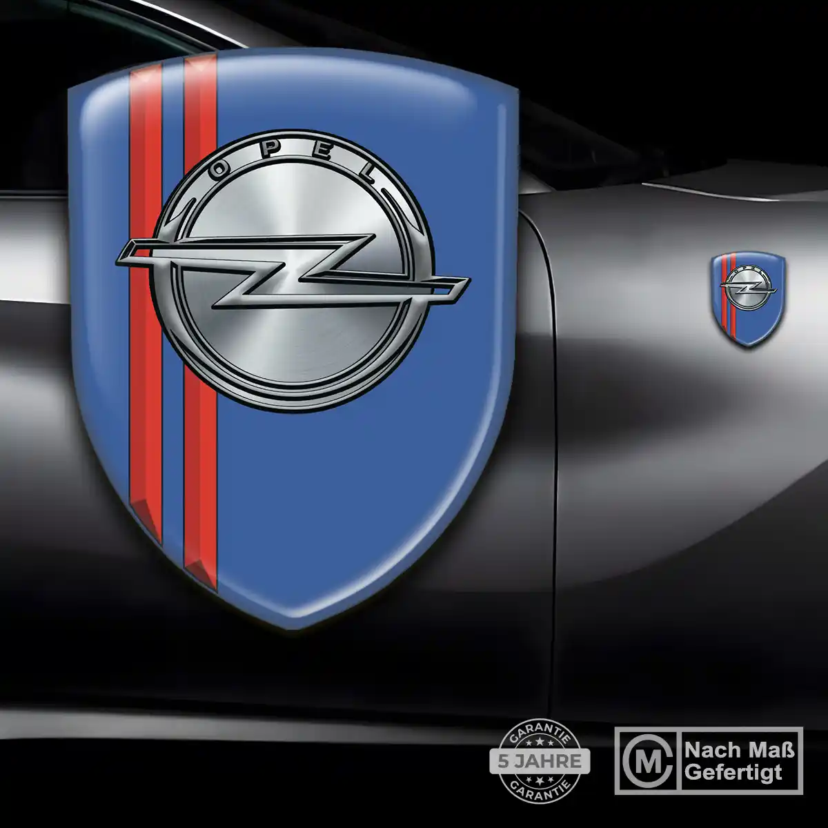 Opel Emblem Wappen Aufkleber Elegantes Design