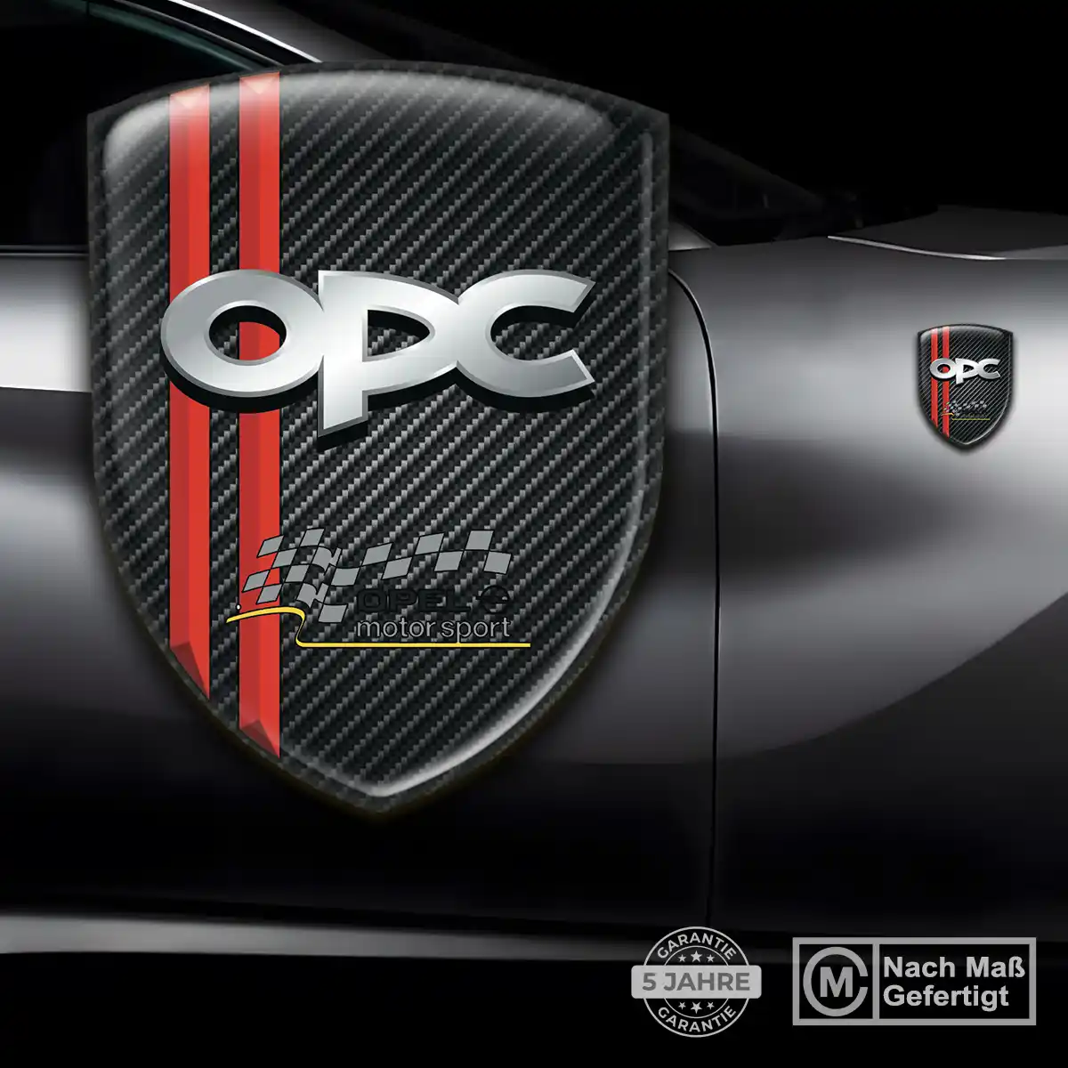 Opel Emblem Wappen Aufkleber Exterieurdesign