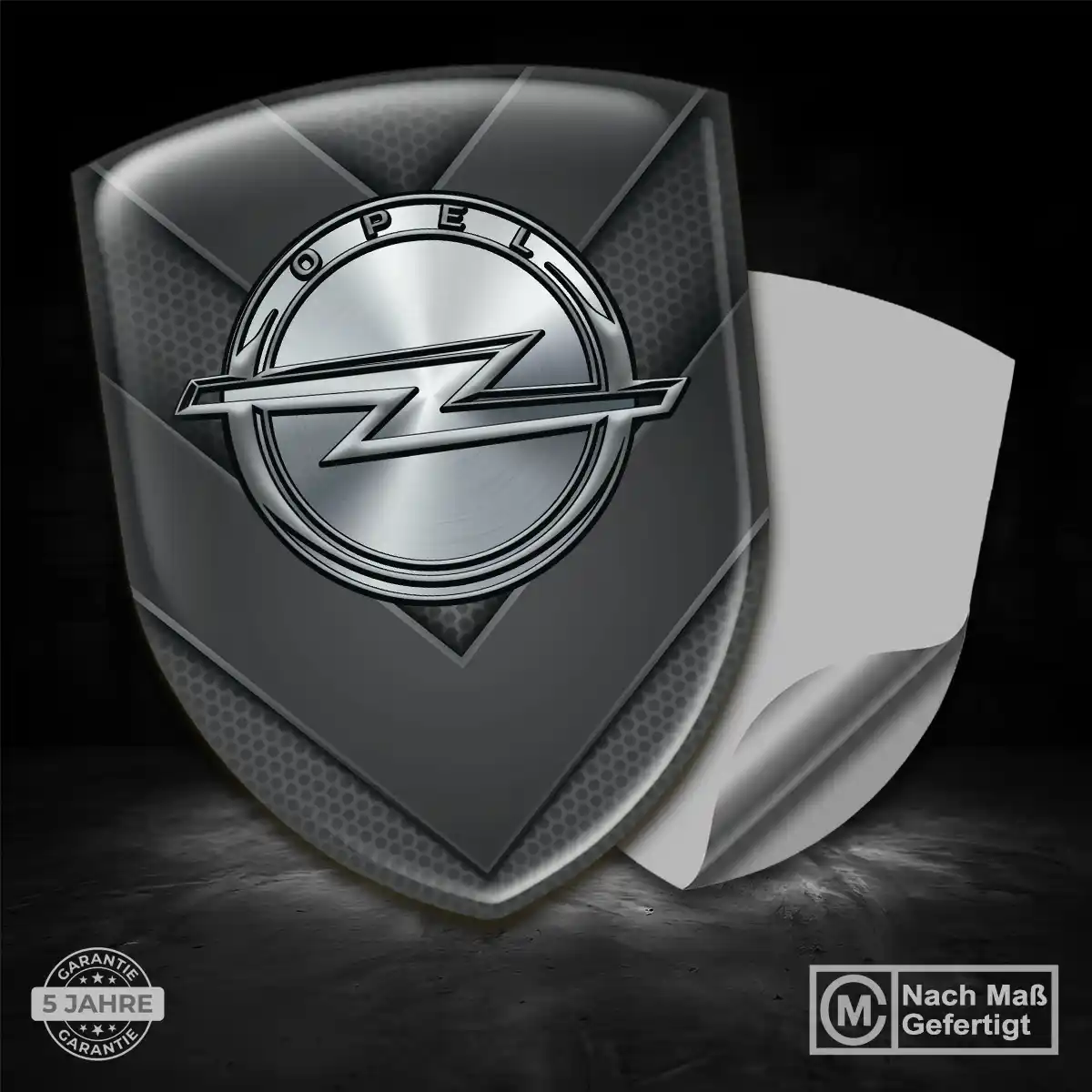 Opel Emblem Wappen Aufkleber Tuningfahrzeug