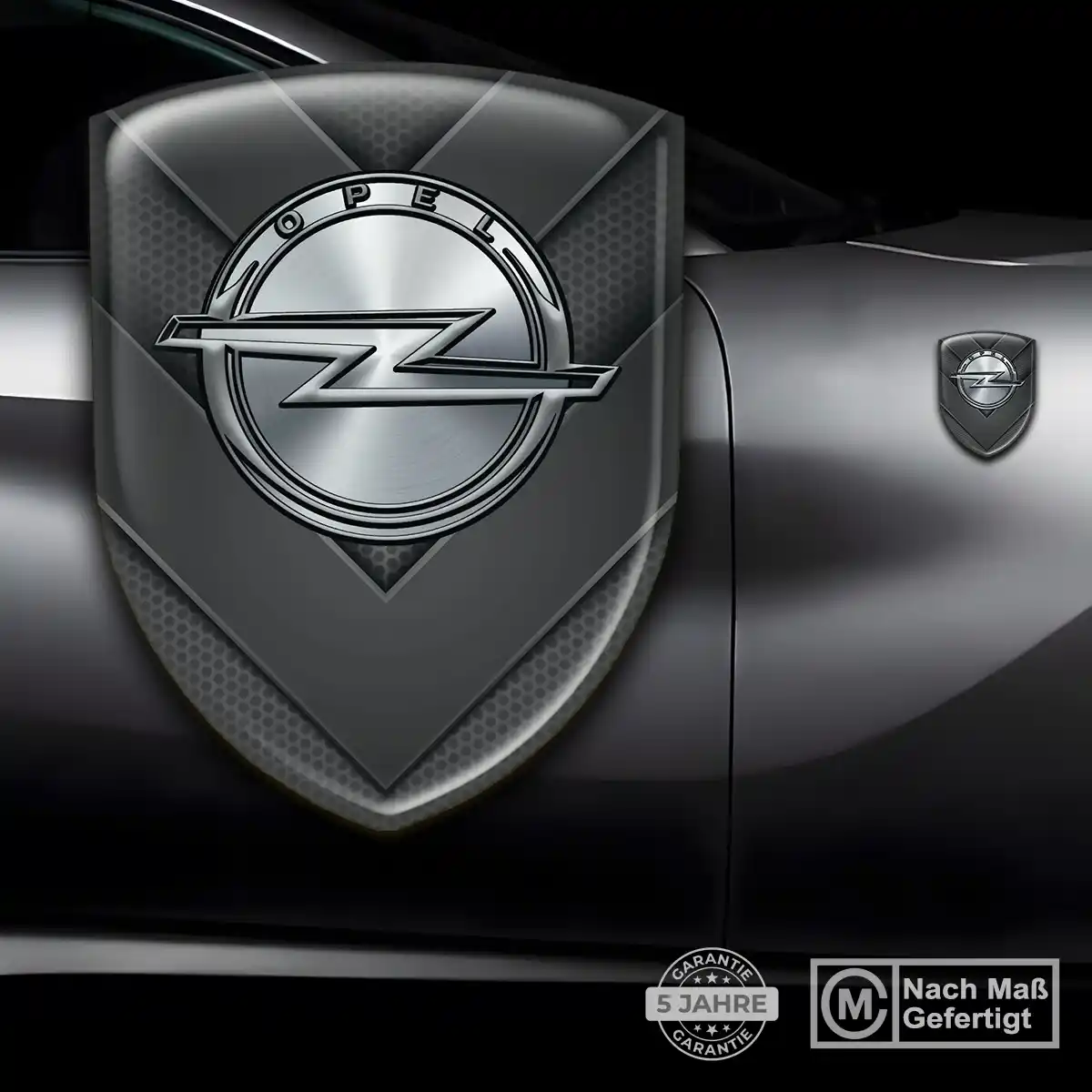 Opel Emblem Wappen Aufkleber Tuningfahrzeug