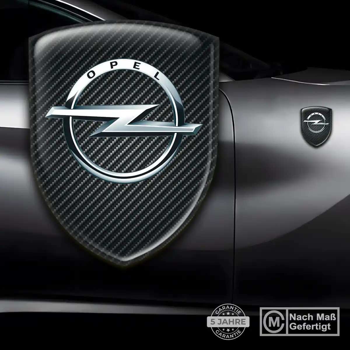 Opel Emblem Wappen Interieurdesign