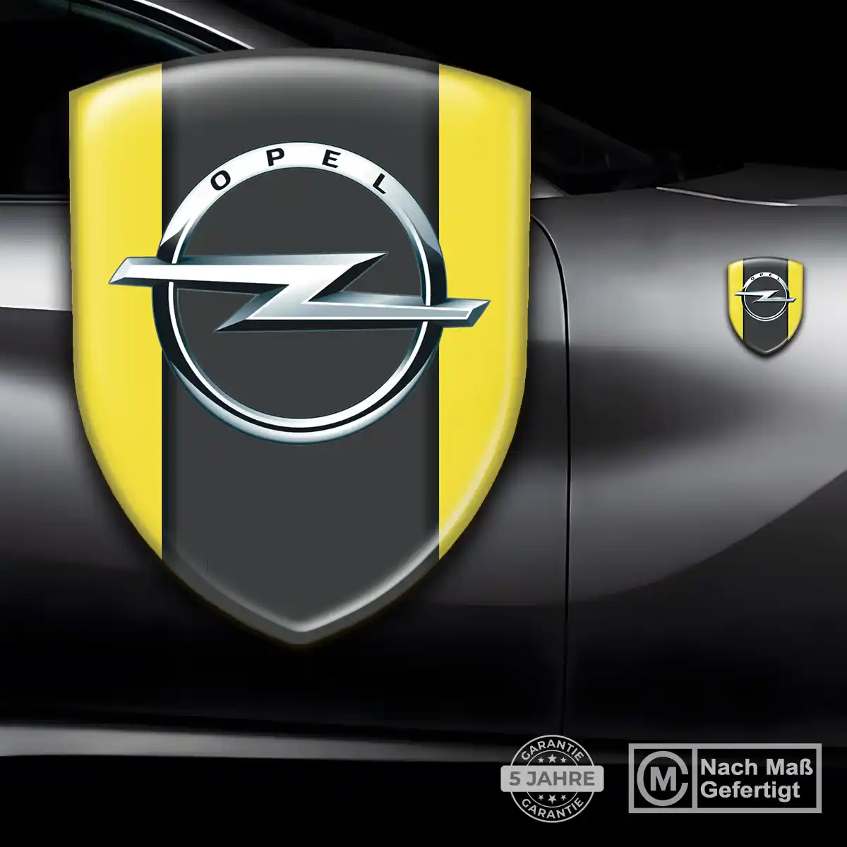 Opel Emblem Wappen Stilvolles Design