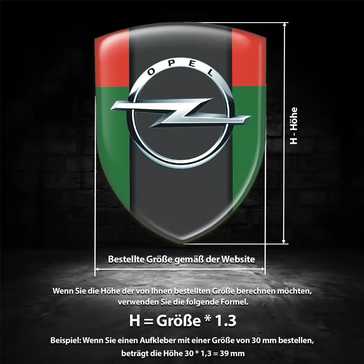 Opel Embleme Auto Tuningfahrzeug