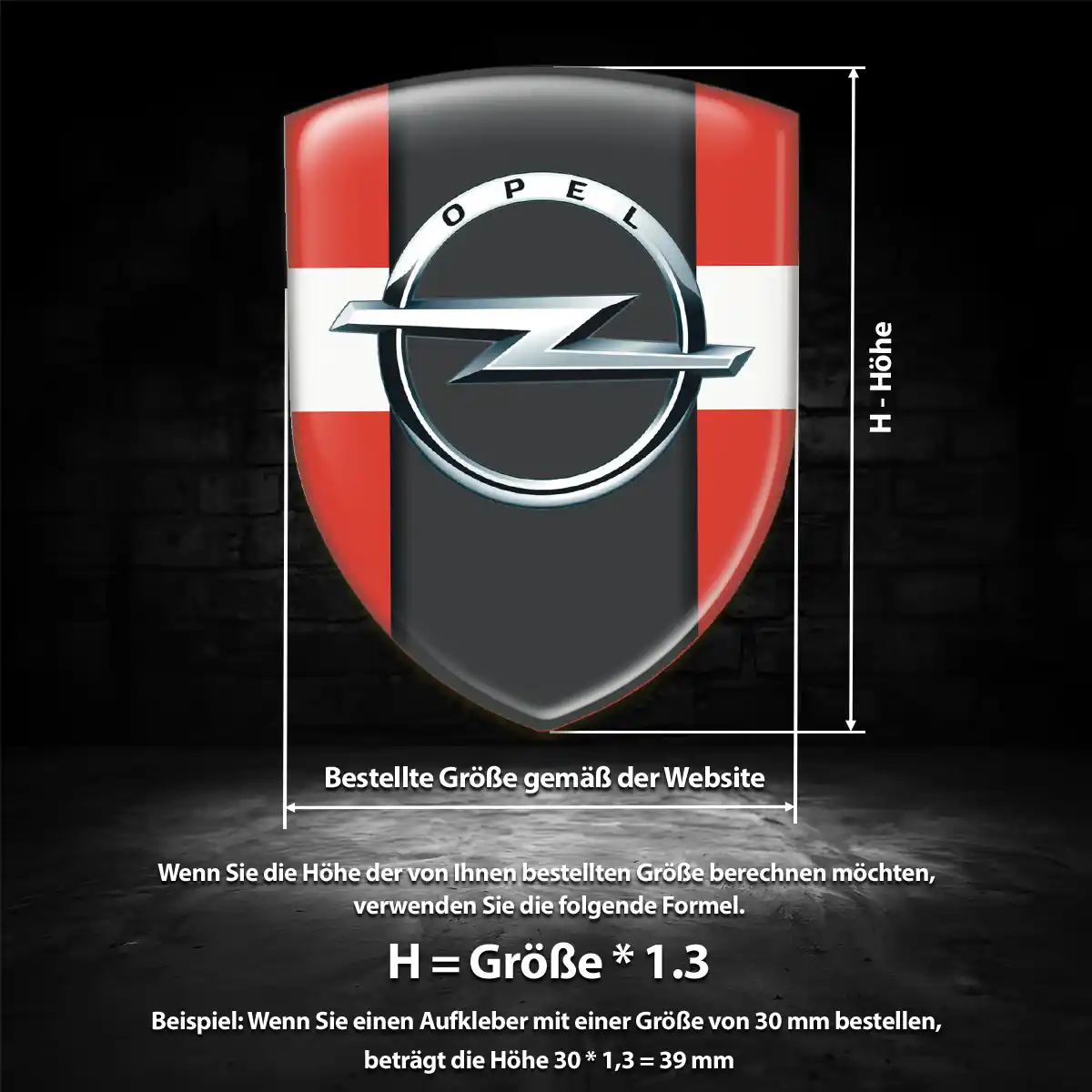 Opel Embleme Luxus-Edition