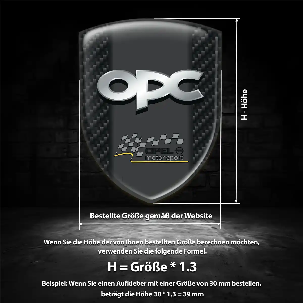 Opel Embleme Silikon Aufkleber Auto Exterieurdesign