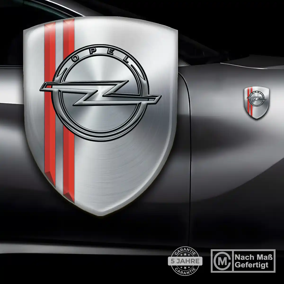 Opel Embleme Silikon Aufkleber Edles Design