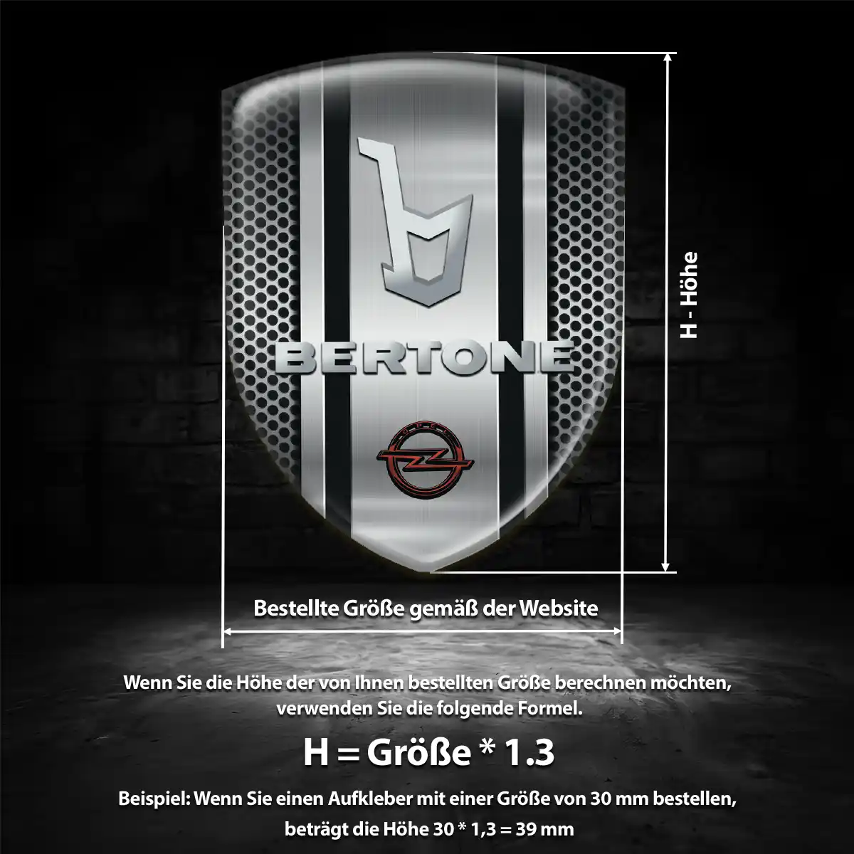 Opel Embleme Silikon Aufkleber Interieurdesign