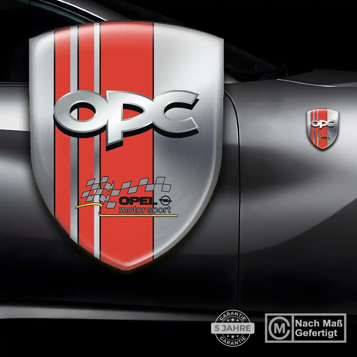 Opel Embleme Silikon Aufkleber Luxus-Edition