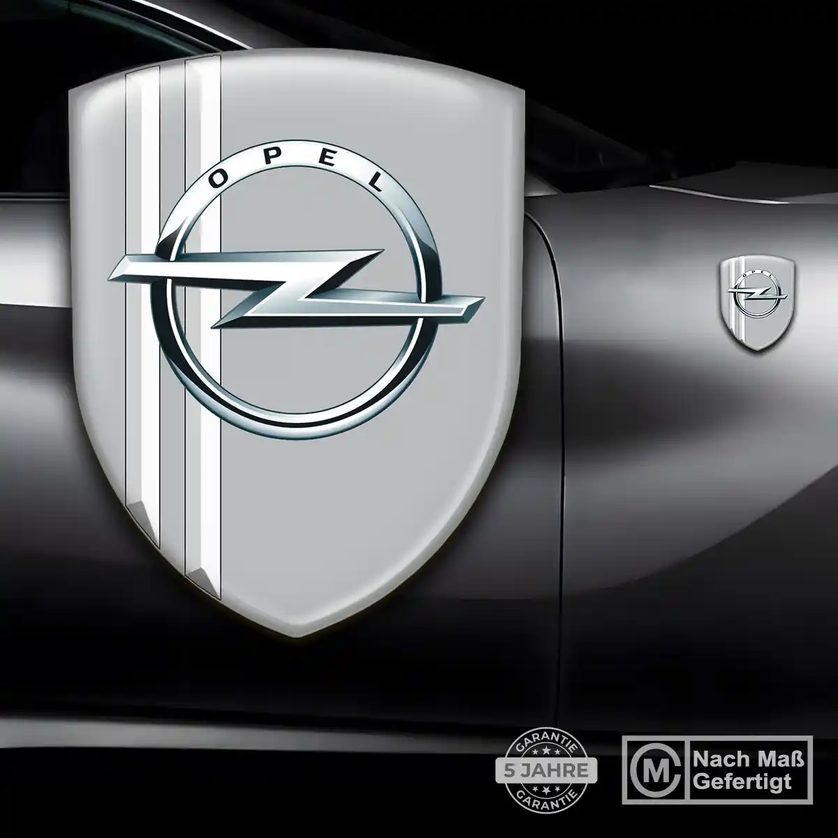 Opel Silikon Aufkleber Edles Design