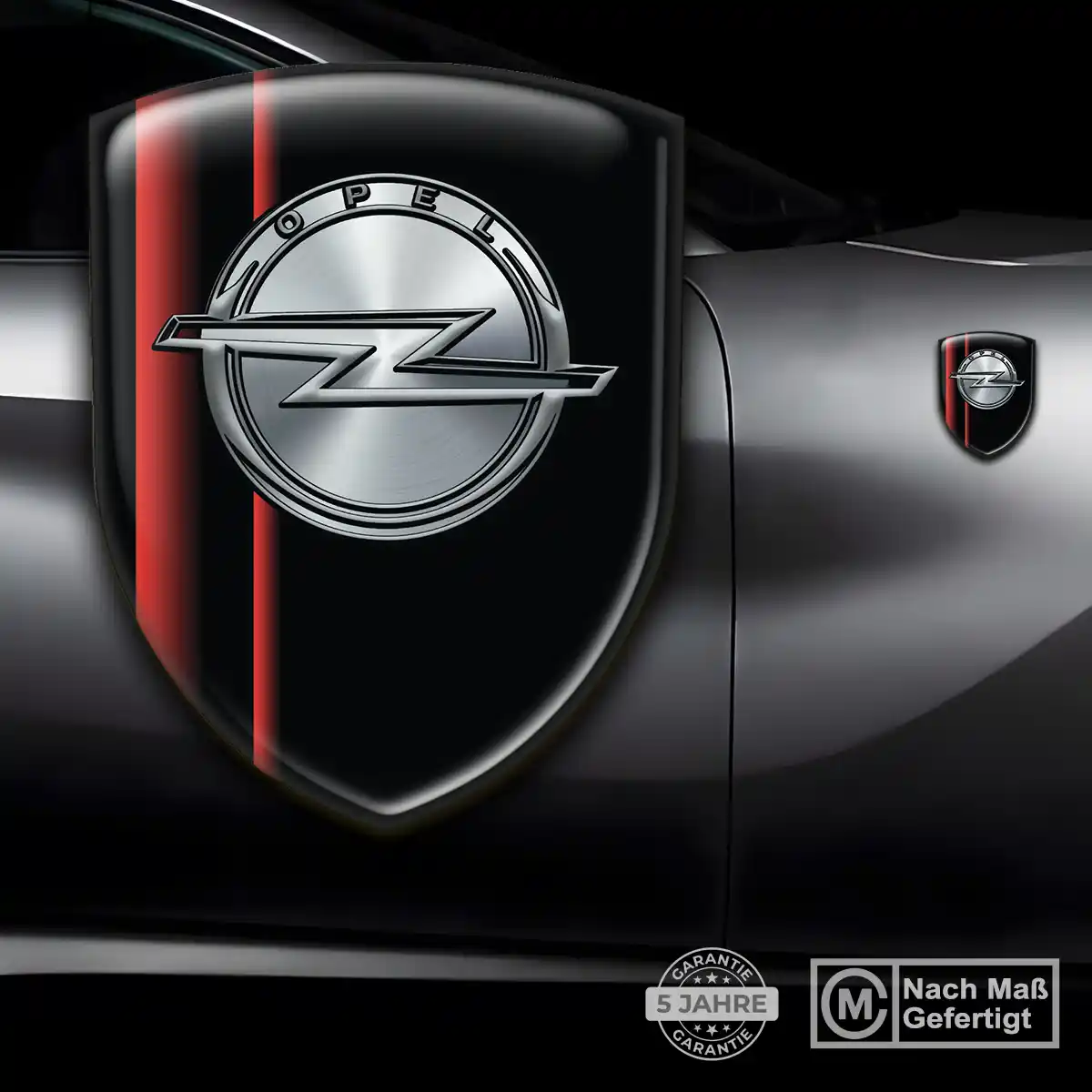 Opel Silikon Aufkleber Embleme Auto Premium-Edition