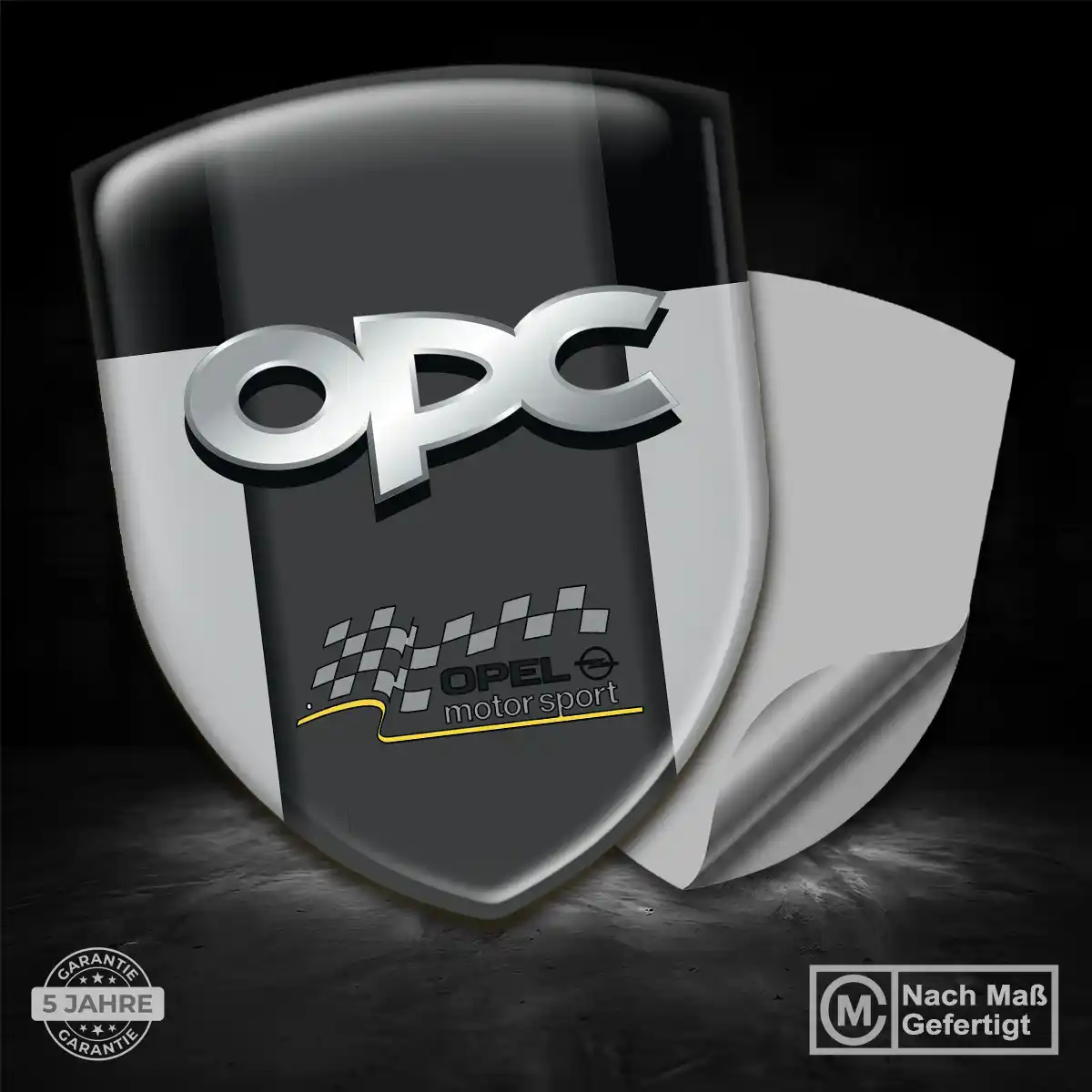 Opel Silikon Aufkleber Embleme Edles Design