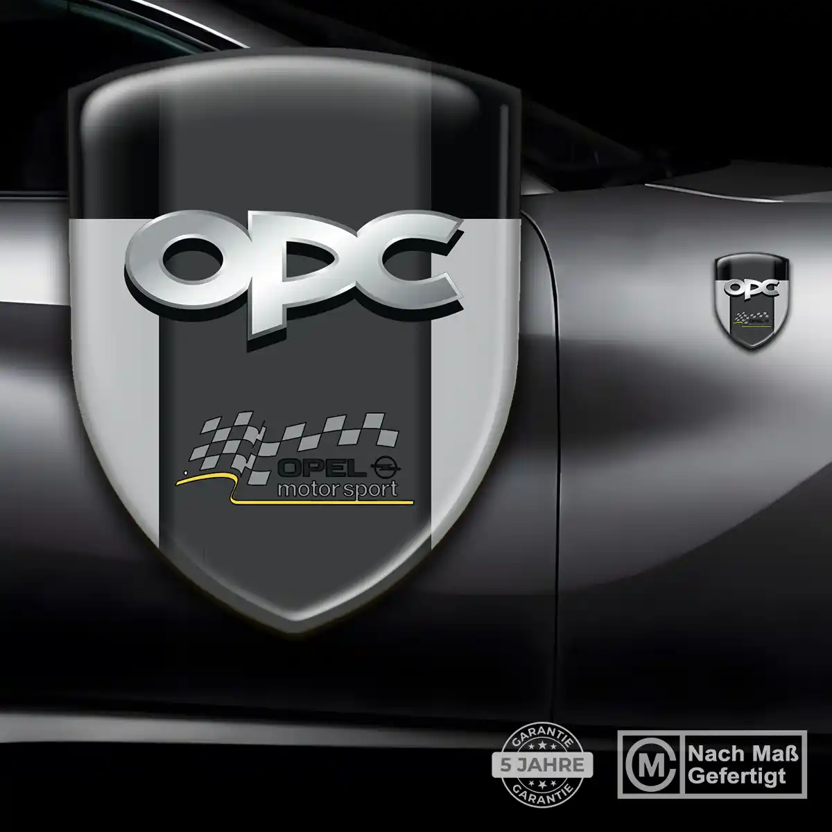 Opel Silikon Aufkleber Embleme Edles Design