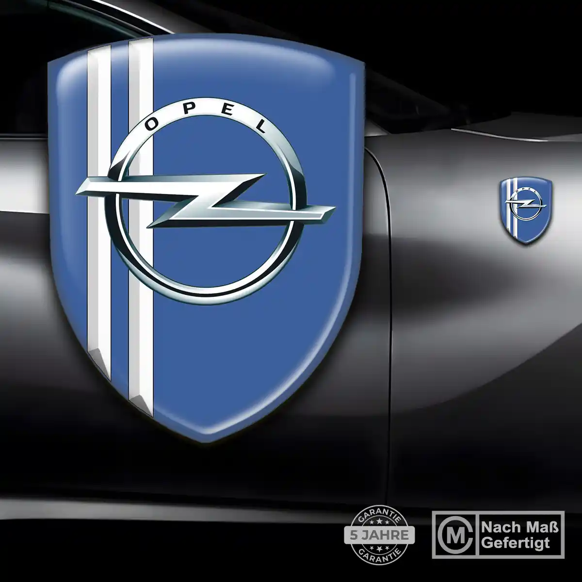 Opel Silikon Aufkleber Embleme Tuningfahrzeug