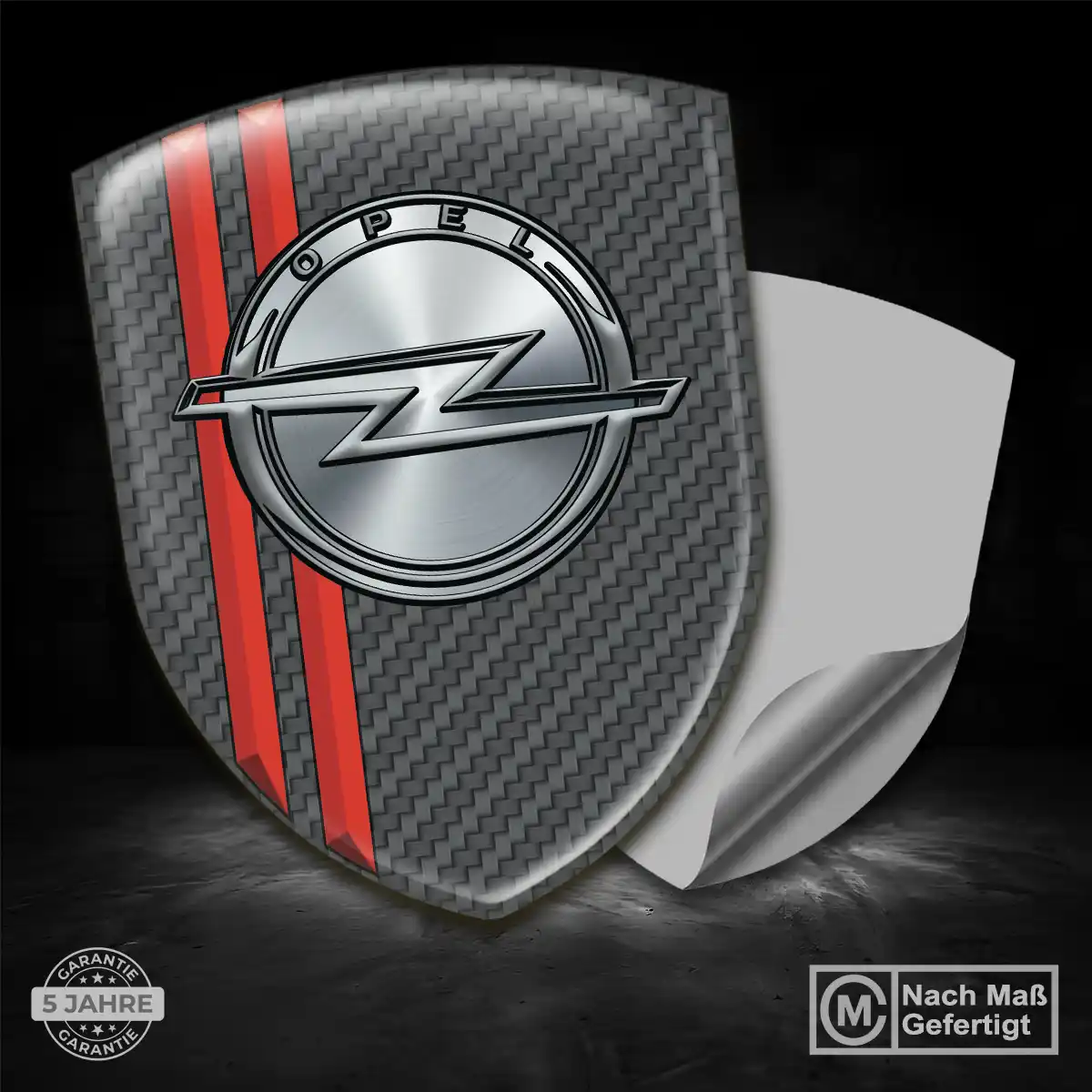 Opel Silikon Aufkleber Interieurdesign