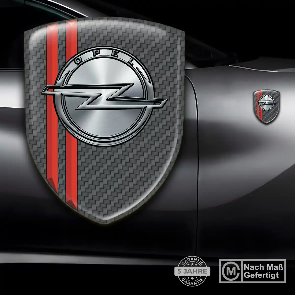 Opel Silikon Aufkleber Interieurdesign