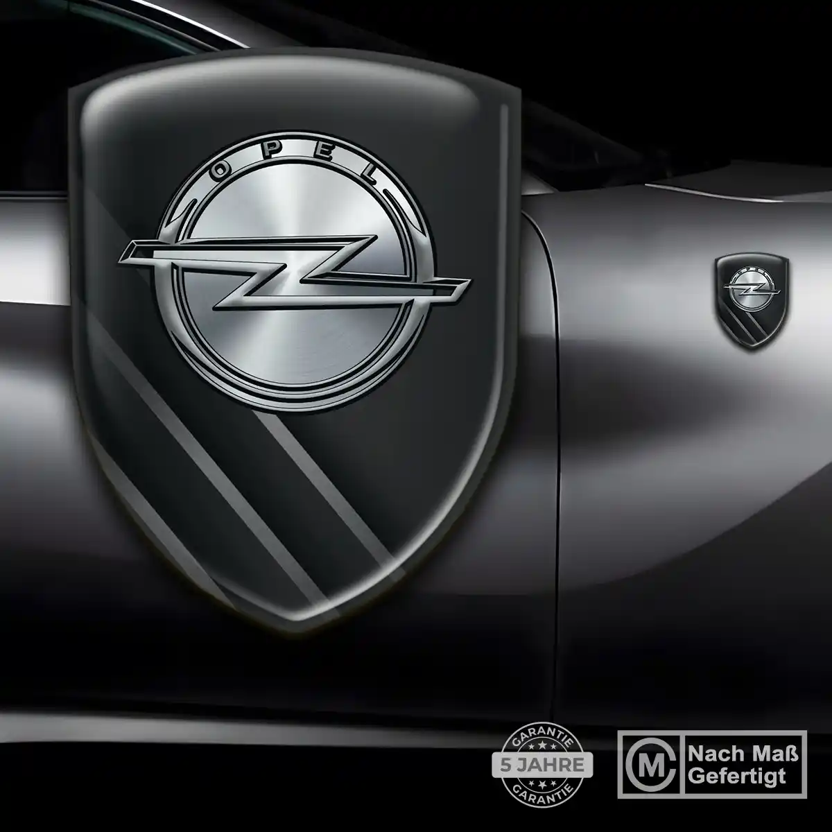 Opel Silikon Aufkleber Wappen Auto Edles Design
