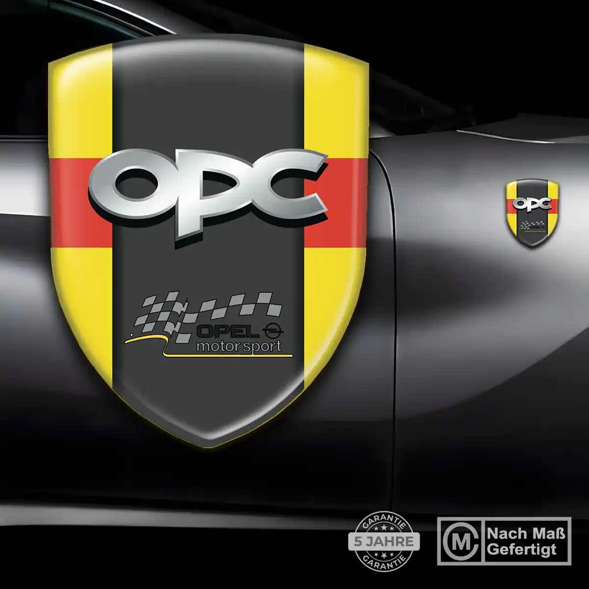 Opel Silikon Aufkleber Wappen Auto Hochwertiges Harz