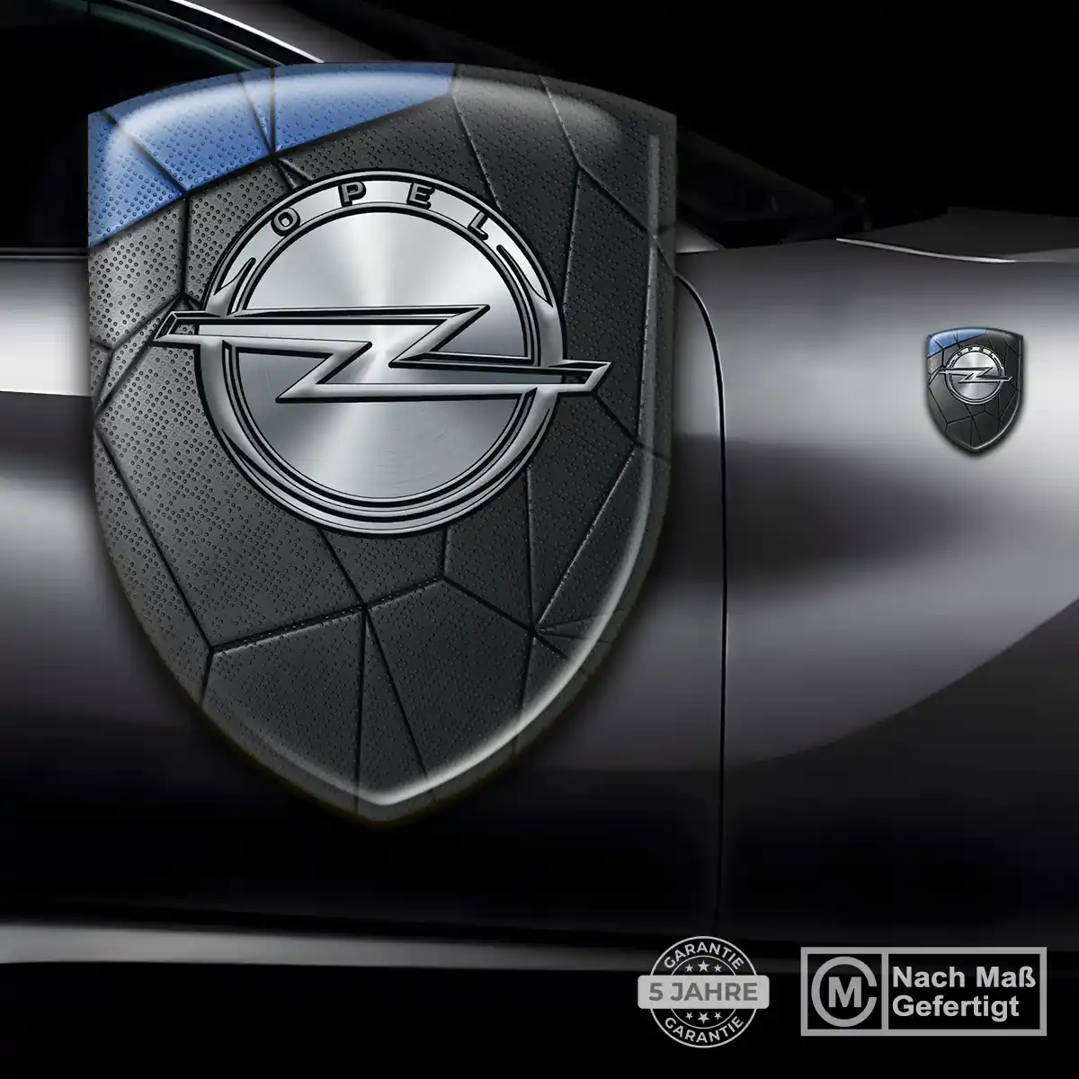Opel Silikon Aufkleber Wappen Auto Premium-Edition