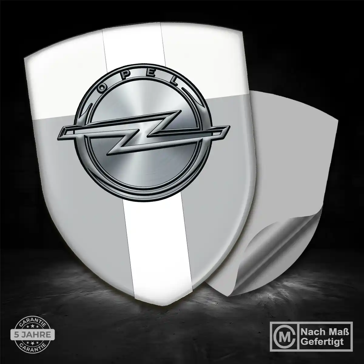 Opel Silikon Aufkleber Wappen Edles Design